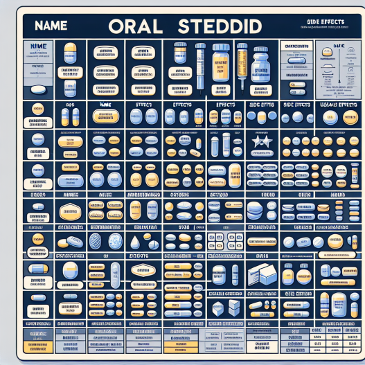 otros esteroides orales: comparativa directa