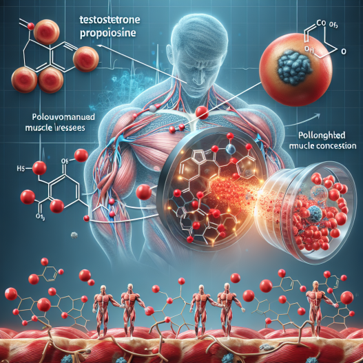Propionato de testosterona y congestión muscular prolongada