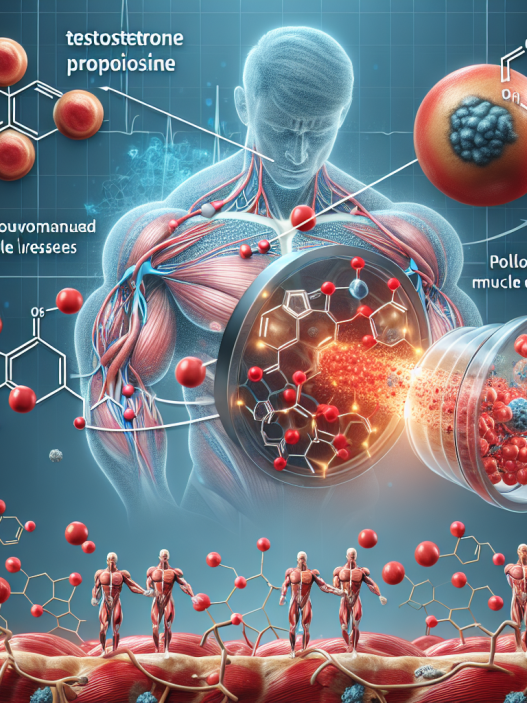 Propionato de testosterona y congestión muscular prolongada