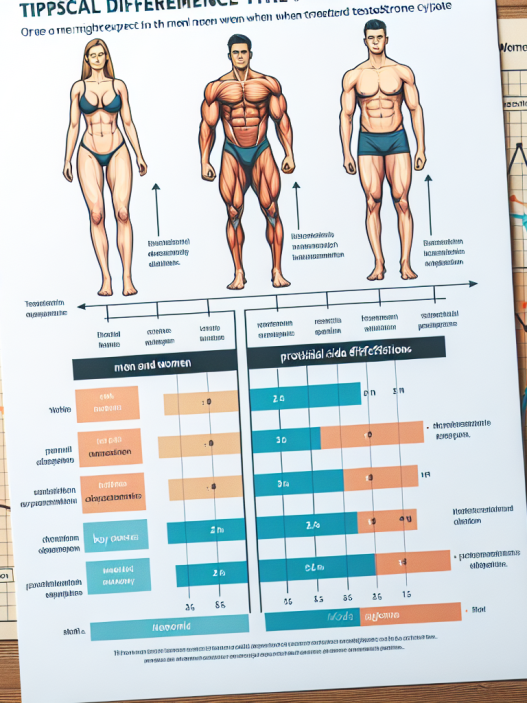Qué diferencias esperar entre hombres y mujeres con Cipionato de testosterona