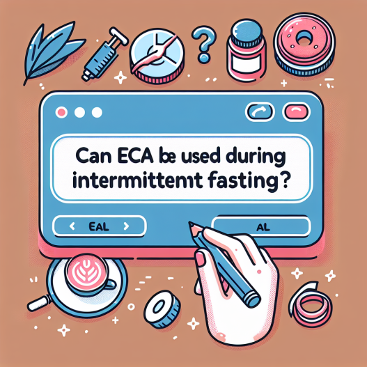 ¿Se puede usar ECA durante el ayuno intermitente?