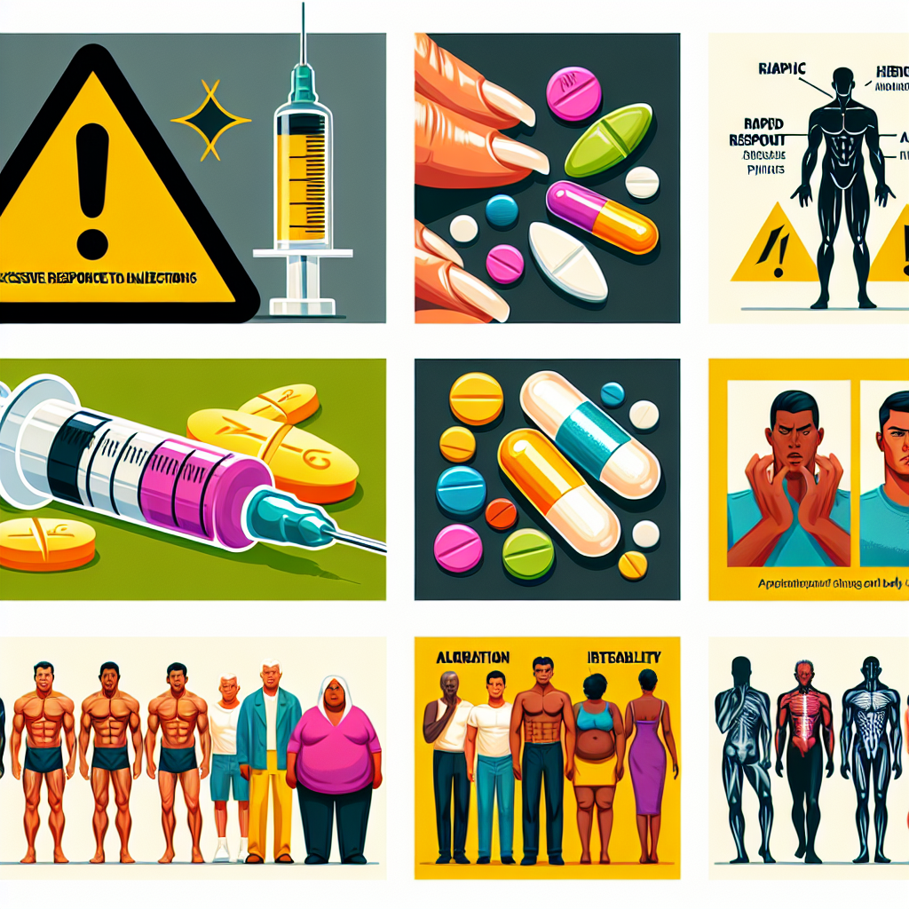 Cómo detectar una respuesta excesiva a Inyecciones y pastillas para adelgazar