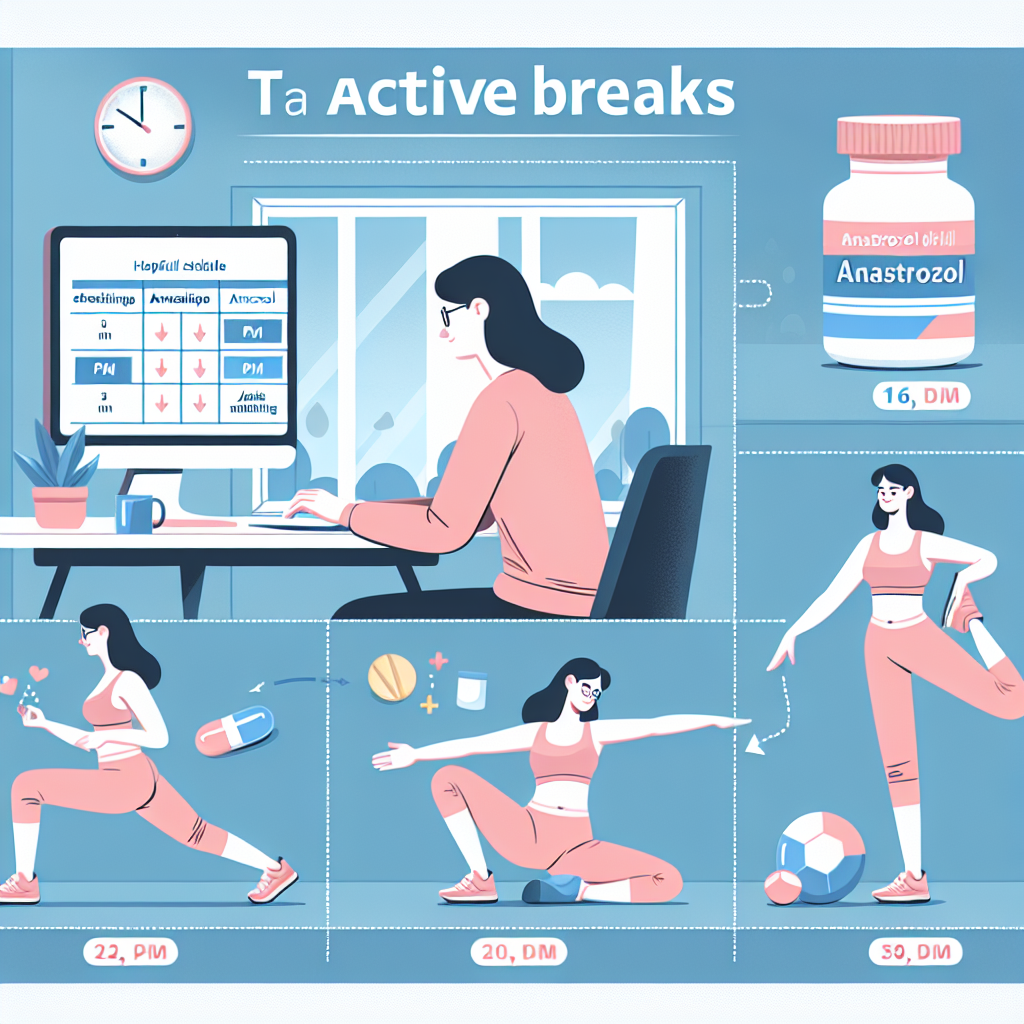 Cómo programar descansos activos mientras usas Anastrozol
