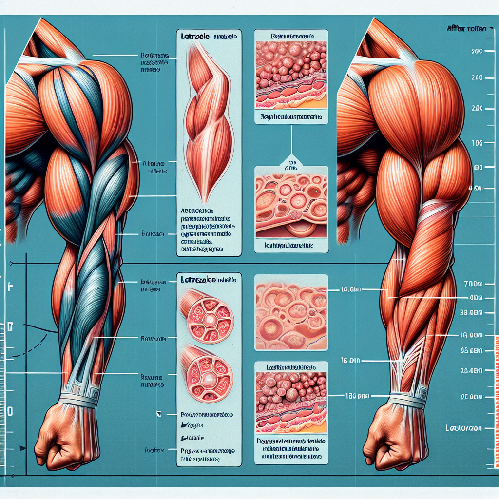 ¿Cuánto músculo es real al usar Letrozol?