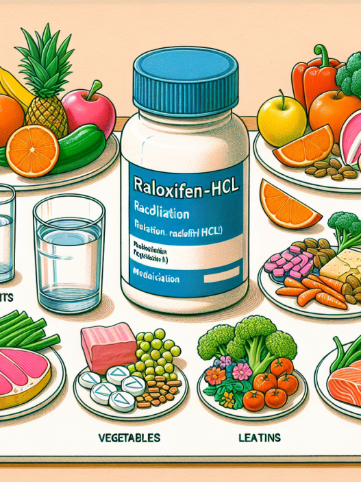Dieta recomendada durante el uso de Raloxifen-HCl