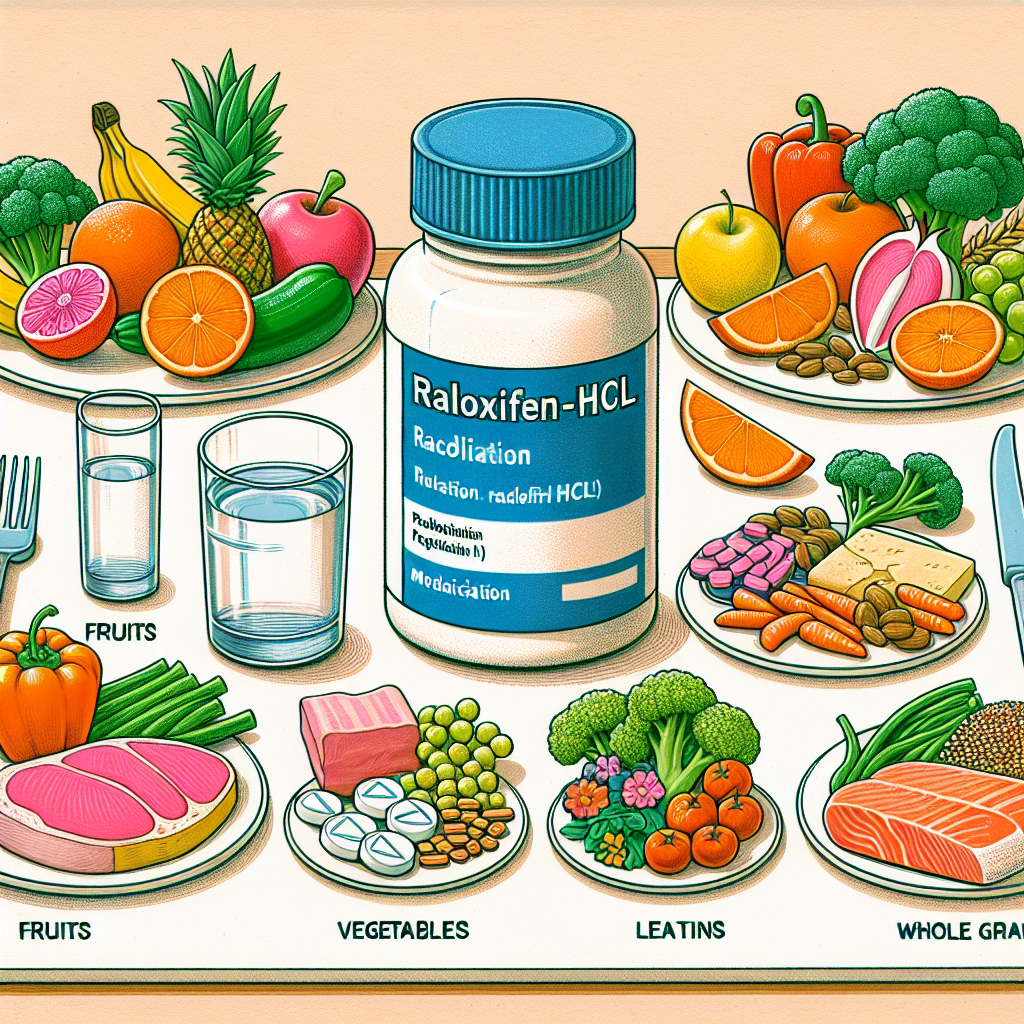 Dieta recomendada durante el uso de Raloxifen-HCl