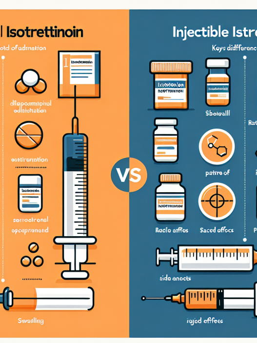 Diferencias entre Isotretinoina oral e inyectable