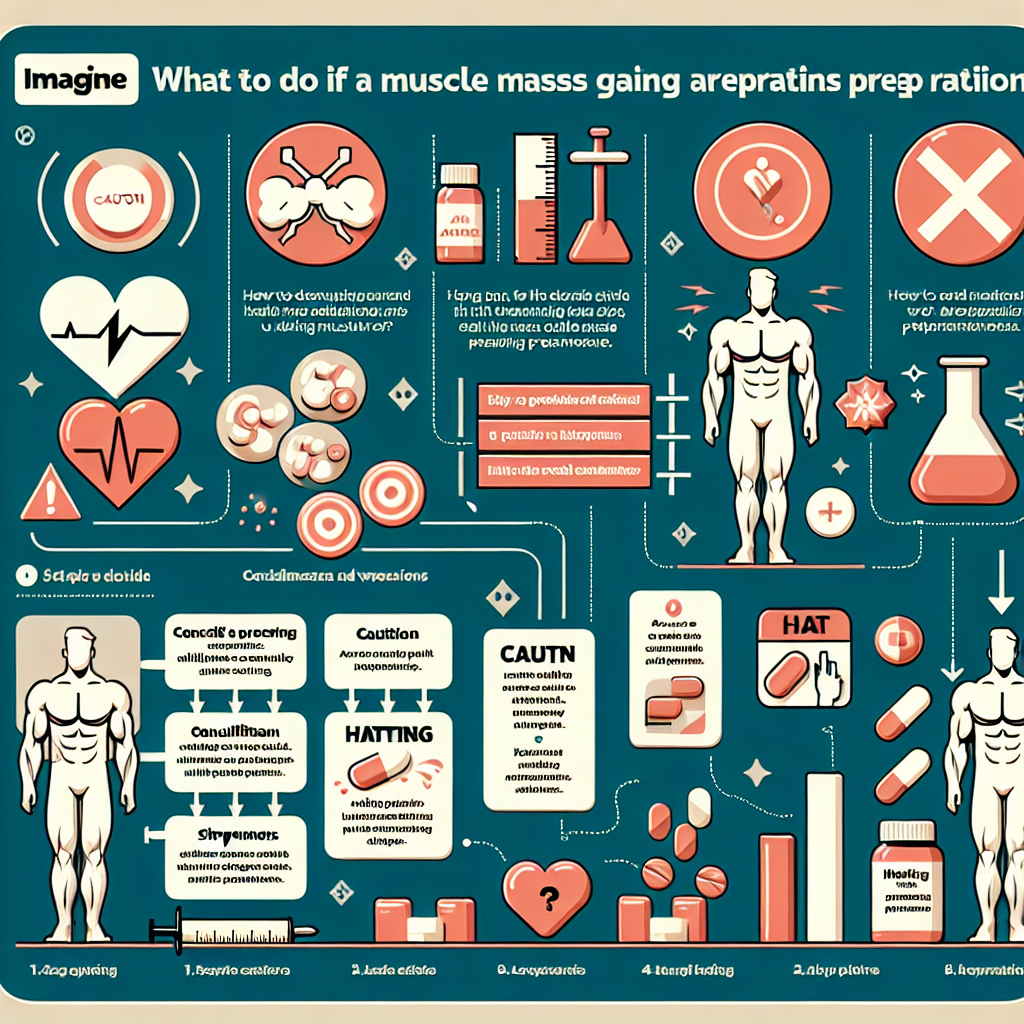 Qué hacer si aparecen efectos adversos con Preparativos para ganar masa muscular