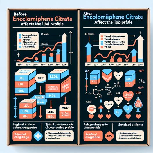 Cómo afecta Enclomiphene citrate al perfil lipídico
