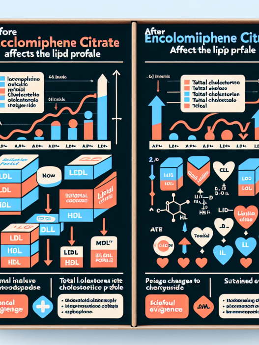 Cómo afecta Enclomiphene citrate al perfil lipídico