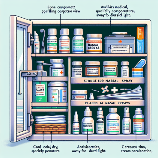 Cómo almacenar correctamente Aerosoles nasales