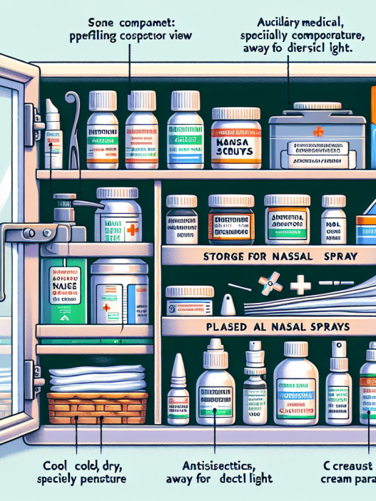 Cómo almacenar correctamente Aerosoles nasales