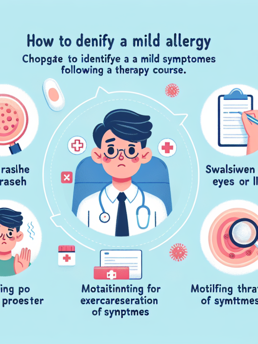 Cómo identificar una alergia leve a Terapia posterior al curso
