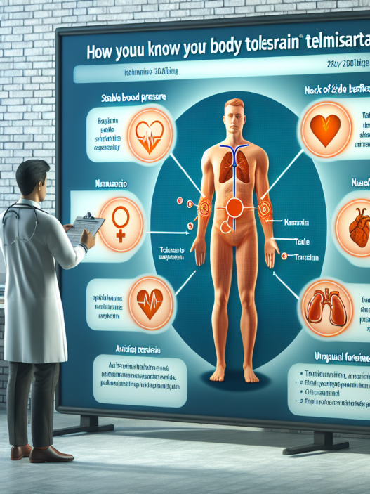 Cómo saber si tu cuerpo tolera bien Telmisartan