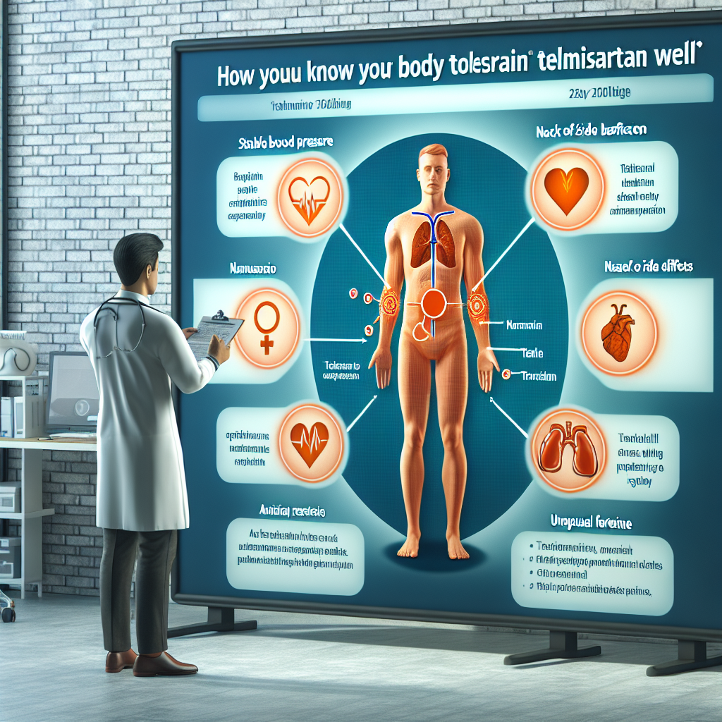 Cómo saber si tu cuerpo tolera bien Telmisartan