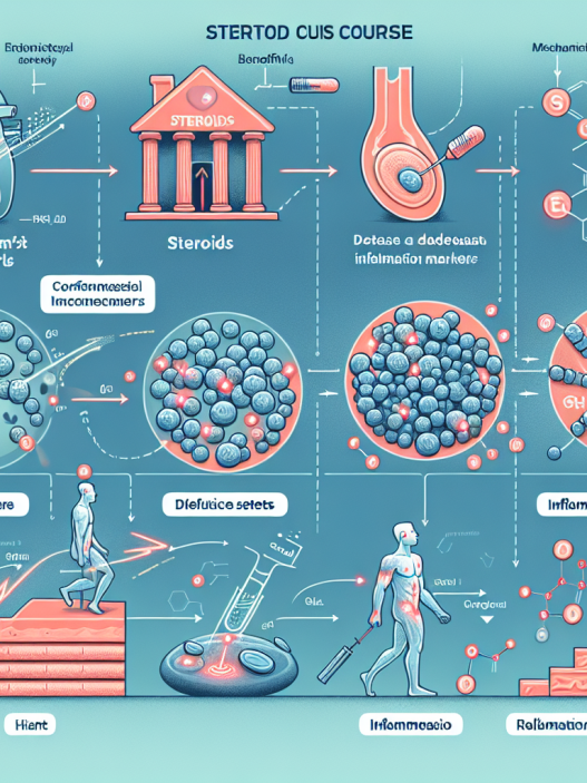 Cursos de esteroides y reducción de marcadores inflamatorios