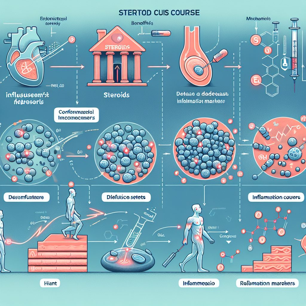 Cursos de esteroides y reducción de marcadores inflamatorios