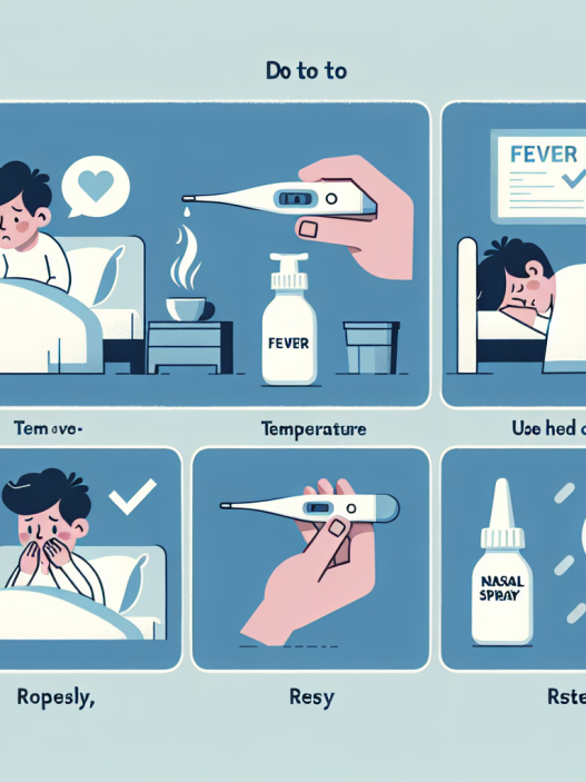 Qué hacer si tienes fiebre usando Aerosoles nasales