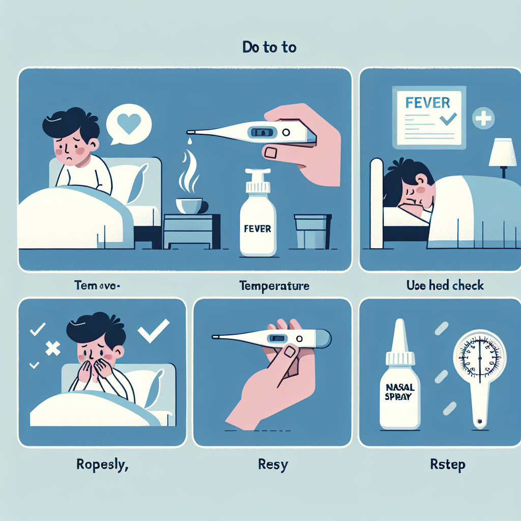 Qué hacer si tienes fiebre usando Aerosoles nasales