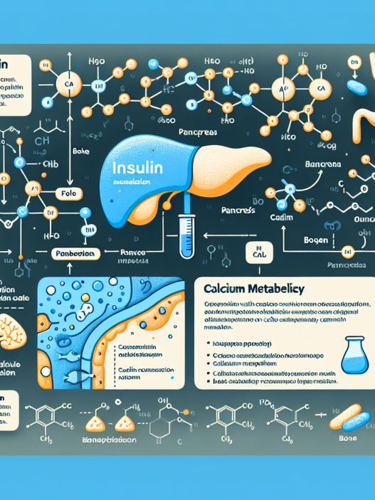 Cómo afecta Insulina al metabolismo del calcio