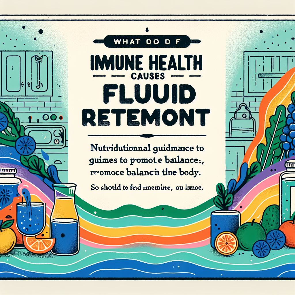 Qué hacer si Salud inmunológica provoca retención líquida