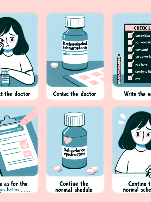 Qué hacer si se olvida una dosis de Dehydroepiandrosteron